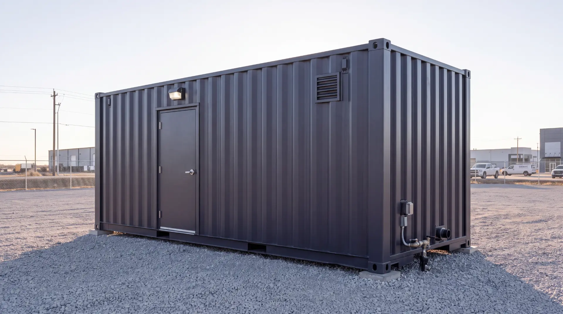 20' High Cube Bathroom
