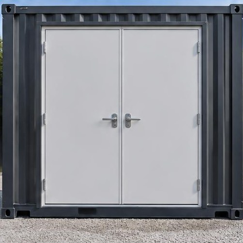 Double exterior door — illustrative view
