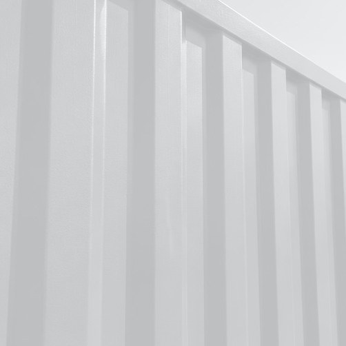 Container White — illustrative finish sample