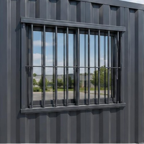 Security bars — illustrative view